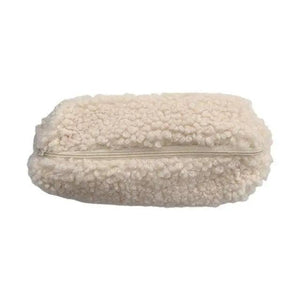 Soft Plush Pencil Case Stationery Pouch Cosmetic Zipper Pouch Bag Simple Lightweight Design