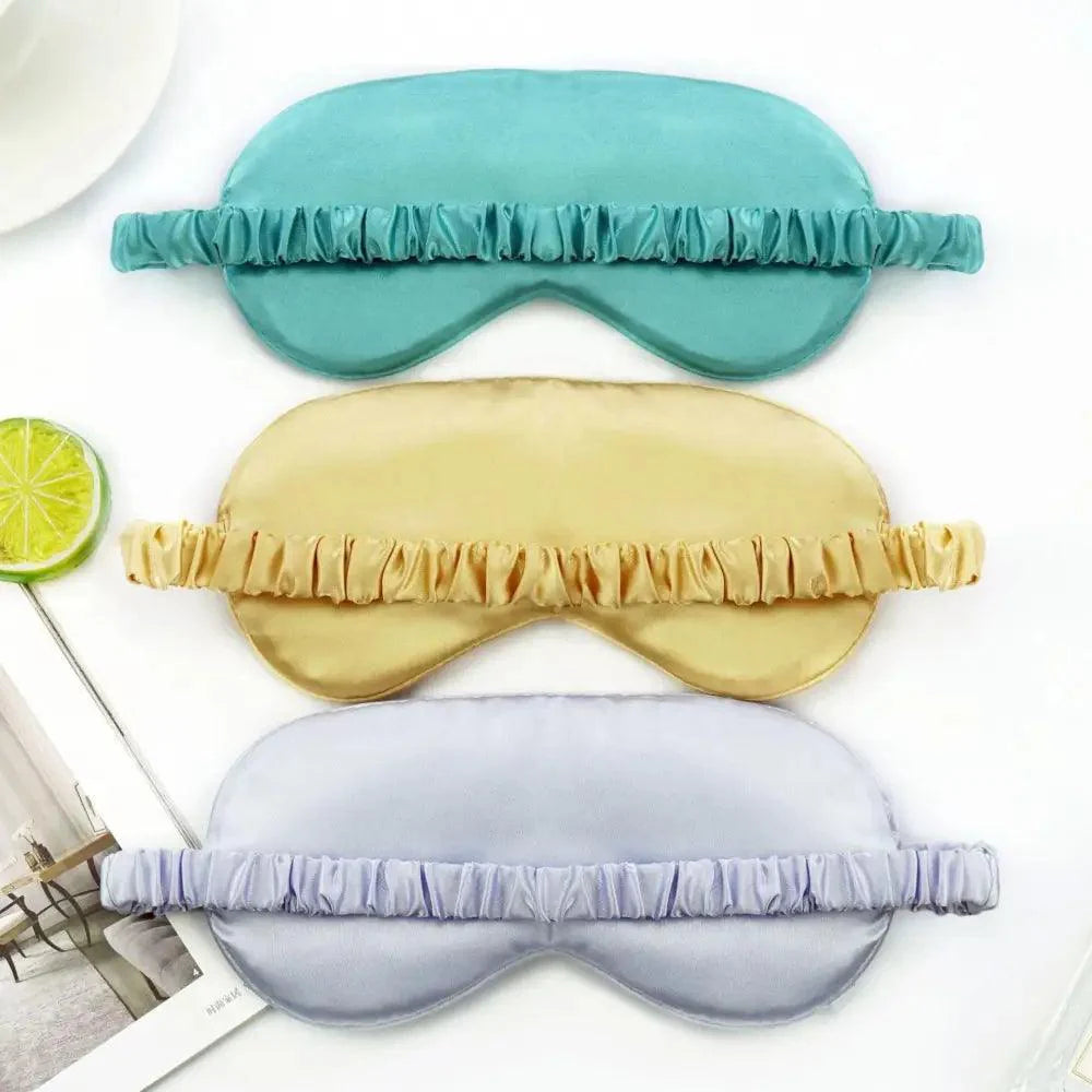 Soft  Silk Sleep Eye Mask Portable Travel Eye Patch Nap Eye Patch Super Smooth Eye Mask Eye Cover Sleeping Mask Night