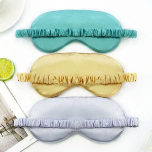 Soft  Silk Sleep Eye Mask Portable Travel Eye Patch Nap Eye Patch Super Smooth Eye Mask Eye Cover Sleeping Mask Night
