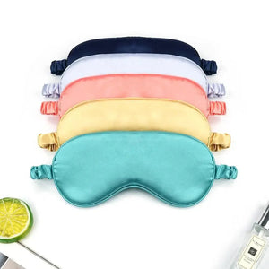 Soft  Silk Sleep Eye Mask Portable Travel Eye Patch Nap Eye Patch Super Smooth Eye Mask Eye Cover Sleeping Mask Night