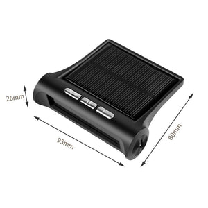 Solar Car Digital Clock with LCD Time Date In-Car Temperature Display for Outdoor Personal Car Part Decoration Universal Wireless Car Head Up Display Digital GPS Speedometer MPH Solar Battery USB Charged with Time Clock