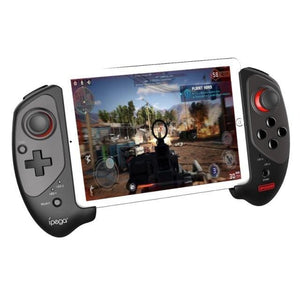 Solid Black Sustainable Wireless Bluetooth Joystick Gamepad Controller Compatible With Mobile Phones Smartphones