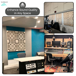 Pine Wood Acoustic Diffuser - Wooden Acoustic Diffusion Panel For Sound Scattering