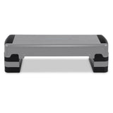 35 Inch Aerobic Cardio Adjustable Exercise Stepper with Risers