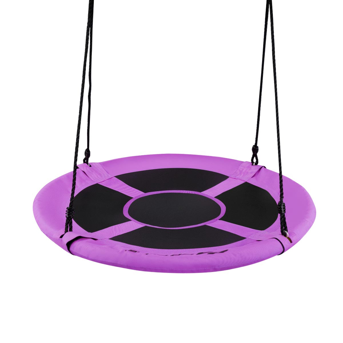 40 Inch Flying Saucer Tree Swing Indoor Outdoor Play Set-Blue