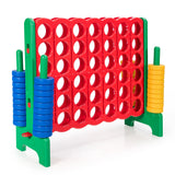 Jumbo 4-to-Score Giant Game Set with 42 Jumbo Rings and Quick-Release Slider-Blue