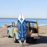 6 Feet Surfboard with 3 Detachable Fins-White