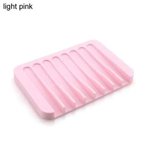 Sponge Holder PP Wheat Straw Storage Rack Drain Soap Box Tray Soapbox 1 Pcs Shower Soap Tray Tool Soap Dish Plate Holder Waterfall Draining Soap Sponge Holder for Shower Kitchen Sink Bathroom Laundry Countertop Face Body Bath Soap, Soap-Saving Dish