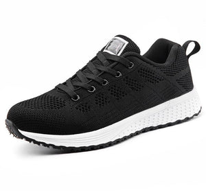 Sport Women Casual Shoes Fashion Breathable Walking Mesh Flat Sneakers Women Gym Vulcanized Tenis Walking Shoes Breathable Lightweight Casual Comfort Fashion Sneaker