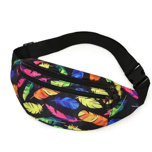Sports Running Stylish Waist Belt Colorful Printed Cross Body Fashion Chest Bag New Travel And Outdoor Chest Bag