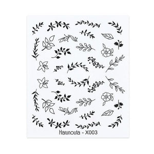 Spring Simple Green Theme Water Decal Sticker Flower Leaf Tree Summer Slider For Manicuring Nail Art Watermarks Art Decoration Manicure Tools Nail Watermark Decals iridescent Decoration Nail Self-Adhesive Decals Nail Stickers Water Transfer Fresh Nail
