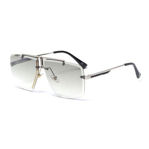 Square Sunglasses for Men Classic Oversized Sun Glasses Men And Women New Fashionable Street Snap Style New Frameless Sunglasses New Popular Square Shape Sunglasses For Men & Women