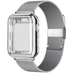 Stainless Steel Adjustable Wrist Strap with Screen Protector