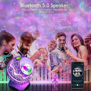 Star Projector Bluetooth Speaker LED Night Light