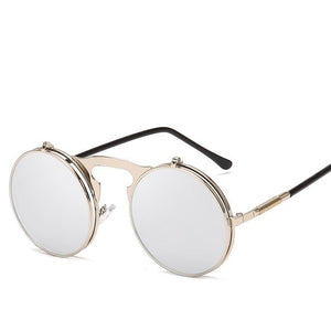 Stlylish And Attractive Long Keeper Sunglasses New Flip Sun Glasses For Men & Women Double Lens Clear Alloy Frame Eyewear Eyeglasses Colourfull Design