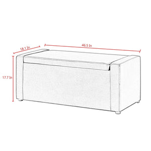 Fabroni Velvet Storage Bench