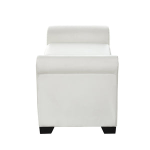 Noah PU Leather Storage Bench