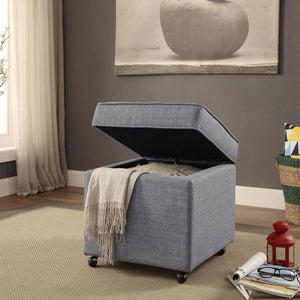 Harrison Storage Cube Ottoman