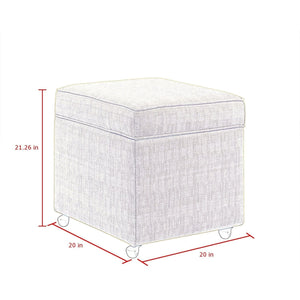 Harrison Storage Cube Ottoman