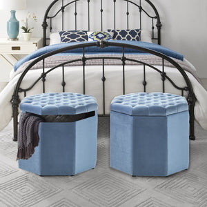 Nova Octagon Storage Ottoman