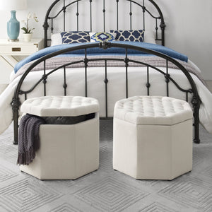 Nova Octagon Storage Ottoman