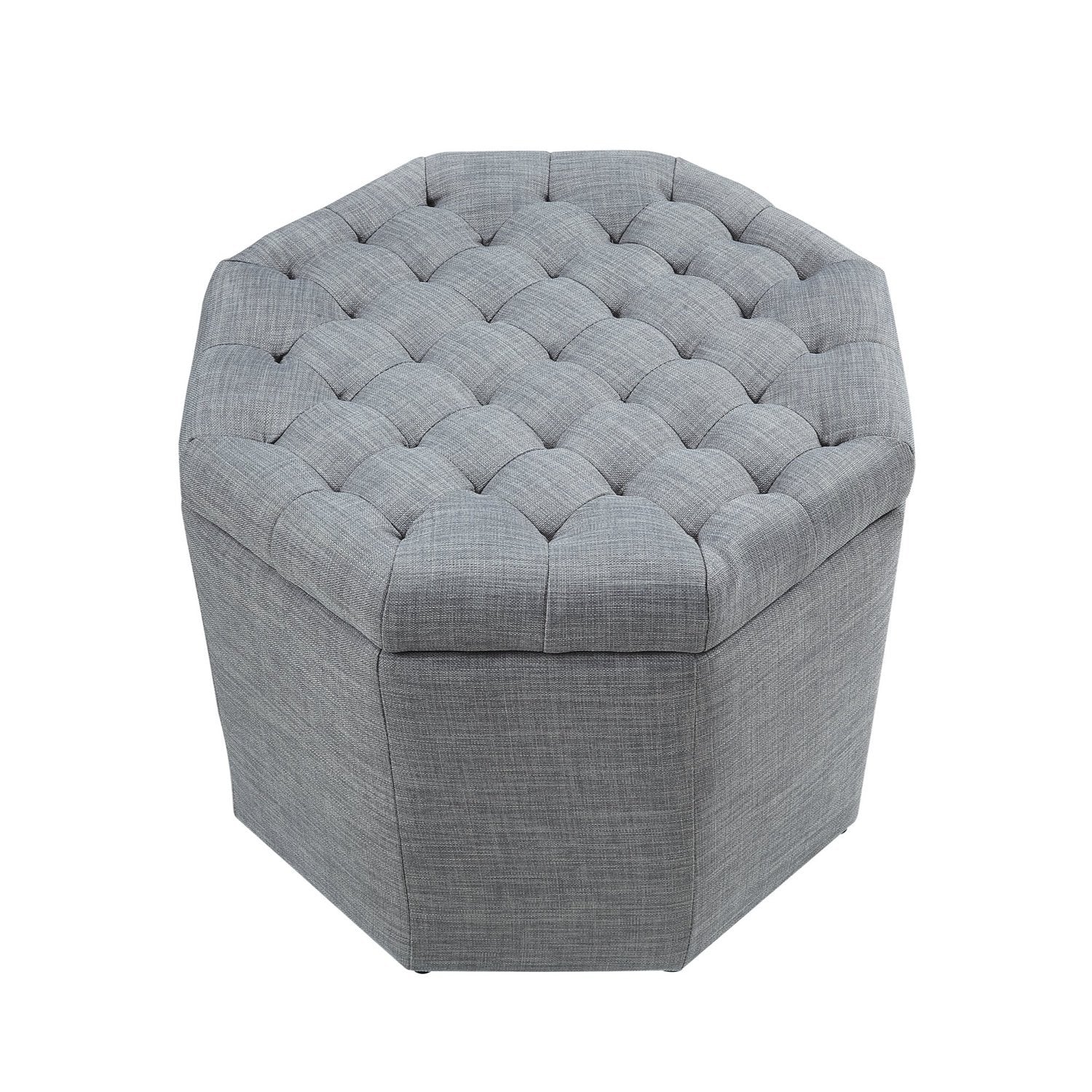 Nova Octagon Storage Ottoman