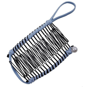 Stretch Banana Clip Double Side Lazy Women Hair Comb Easy Thick Curly Hair Styling Tool Ponytail Mohawk Bun Maker Accessories For Curly Hair Women
