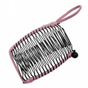 Stretch Banana Clip Double Side Lazy Women Hair Comb Easy Thick Curly Hair Styling Tool Ponytail Mohawk Bun Maker Accessories For Curly Hair Women