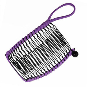 Stretch Banana Clip Double Side Lazy Women Hair Comb Easy Thick Curly Hair Styling Tool Ponytail Mohawk Bun Maker Accessories For Curly Hair Women