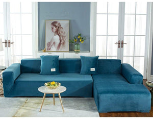 Stretchable Couch Cover Lounge  Sofa Slipcover  Furniture Cover Machine Washable Elasticated Sofa Covers Chaise Longue For Living Room Corner Armchair Elastic Cushion Couch Furniture 3 Seater Slipcover For Home