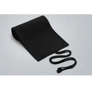 Students Roll Design Black Color Pencil Retro Canvas Wrap Up Pencil Case High Quality Stationary Pouch