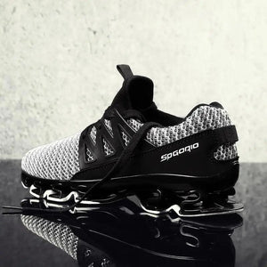 Stylish Black Mens Soft Casual Sneakers Breathable Comfort Sport Elegant Men Sneakers