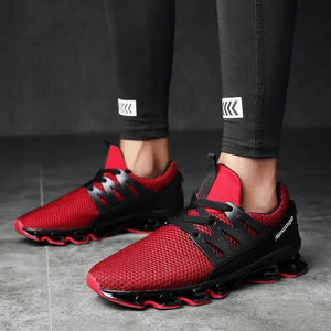 Stylish Black Mens Soft Casual Sneakers Breathable Comfort Sport Elegant Men Sneakers