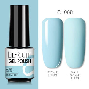 Stylish Blue Womens Nail Gel Polish Permanent UV Gel Popular High Quality Colorful Nail Polish Gel For Girls