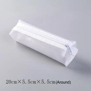 Stylish Transparent Office Pencil Case Simple Design Pen Bags Cute Storage Lightweight Pencil Bags For Student