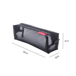 Stylish Transparent Office Pencil Case Simple Design Pen Bags Cute Storage Lightweight Pencil Bags For Student