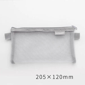 Stylish Transparent Office Pencil Case Simple Design Pen Bags Cute Storage Lightweight Pencil Bags For Student