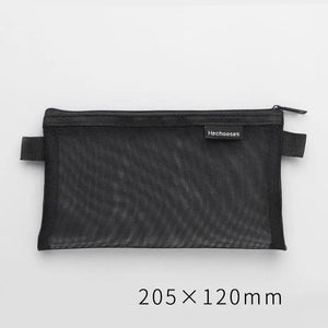Stylish Transparent Office Pencil Case Simple Design Pen Bags Cute Storage Lightweight Pencil Bags For Student