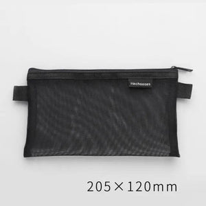 Stylish Transparent Office Pencil Case Simple Design Pen Bags Cute Storage Lightweight Pencil Bags For Student