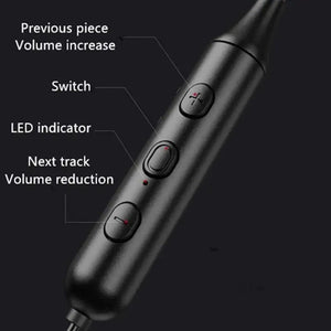 Stylish  Wireless Bluetooth Earphones Magnetic Sports Running Headset IPX5 Waterproof  Noise Cancelling Stereo Magnetic Earphones With Mic For Workout Running Gym