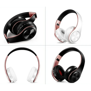 Stylish Wireless Bluetooth Headphone Stereo Headset Music Headset Foldable Wireless and Wired Stereo Headset Micro SD/TF FM For Cell Phone PC