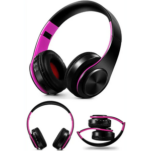 Stylish Wireless Bluetooth Headphone Stereo Headset Music Headset Foldable Wireless and Wired Stereo Headset Micro SD/TF FM For Cell Phone PC