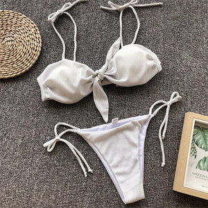 Summer Cute Vintage Women's Swimsuit Bikini Split Swimwear Women's Swimwear Women's 2-piece Beachwear Loose Bikini Fashion  Retro Bikini  Fashion Beachwear Summer Spa Beach Surf Sport
