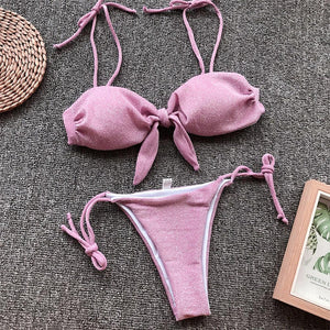 Summer Cute Vintage Women's Swimsuit Bikini Split Swimwear Women's Swimwear Women's 2-piece Beachwear Loose Bikini Fashion  Retro Bikini  Fashion Beachwear Summer Spa Beach Surf Sport