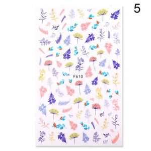 Summer Glitter Nail Decals Stickers Gold Black White Leaf Manicuring Foils Geometric Slider Nail Art Adhesive Decor Adhesive 3D Wave Design Decoration for Women Girls Art Stickers Decal Decoration Metallic Curve Strip Line Nail Decor