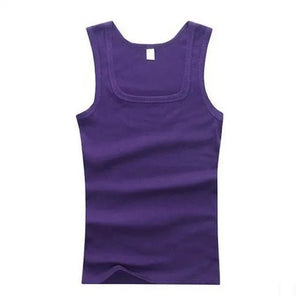 Summer Plus Size Summer Good Men Clothing Tank Tops Elegant Black White Gray Singlets Sleeveless Fitness Men Vest Bodybuilding Vest Summer Men's Vest Gym Casual Vest Sleeveless Vest Clothes