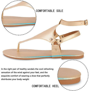 Summer Women's Sandals Fashion Fat Bottom Female Clip Toe Shoes Outdoor Beach Sandal Flat Sandal Ankle Strap Open Toe Breathable Summer Sandals Adjustable Buckle Strap Women Sandals
