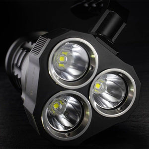 Super Bright High Lumen Underwater and Powerful Waterproof  LED Torchlight with Magnetic Control Switch Diving Light Dive Flashlight For Camping Hiking Running Jogging Diving Household Use