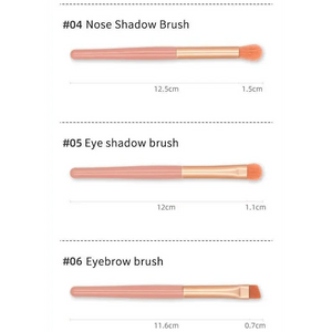 Super Luxury Quality Amazing 8Pcs Mini Travel Portable Soft Makeup Brushes Set Cosmetic Powder Eye Shadow Foundation Blush Blending Beauty Make Up Brush Tool