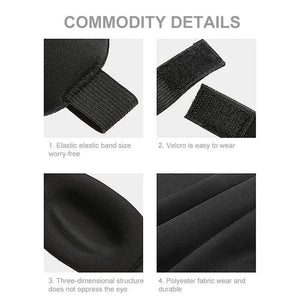 Super Smooth  Eye Shade Sleeping Mask Cover Natural Silk Blindfold For Sleep Comfortable for Full Blackout Sleep Eye Mask With Adjustable Strap